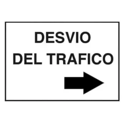 Desvío tráfico a la derecha