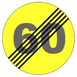 fin de limitación de velocidad