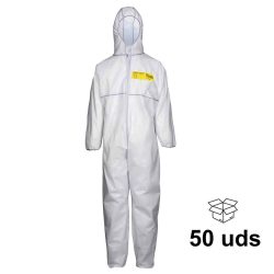 Traje protección química