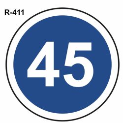 Velocidad mínima 45