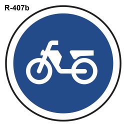 Vía reservada para ciclomotores