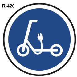Vía obligatoria para patinetes eléctricos